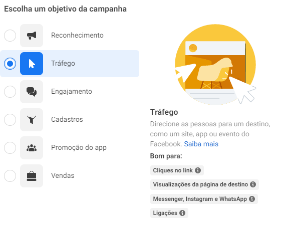 Campanha de Tráfego Meta ADS