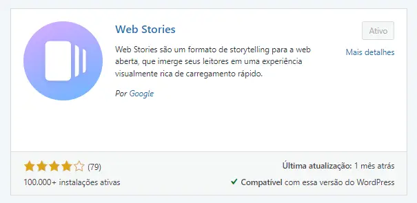Como ativar o Google Web Stories