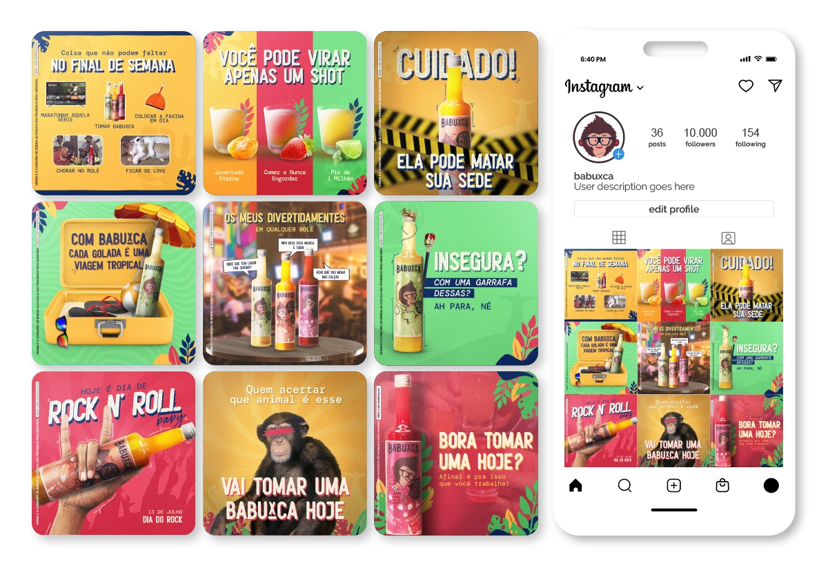 Case Babuxca Social Media