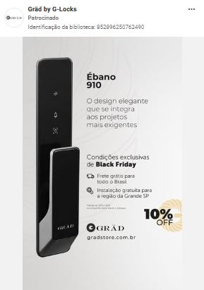 Exemplo de anúncio - Gräd Store